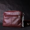 Сумка Grande Pelle Крос-боді з натуральної шкіри Бордова (11653) зображення 10