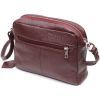 Сумка Grande Pelle Крос-боді з натуральної шкіри Бордова (11653) зображення 2