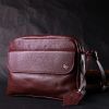 Сумка Grande Pelle Крос-боді з натуральної шкіри Бордова (11653) зображення 9