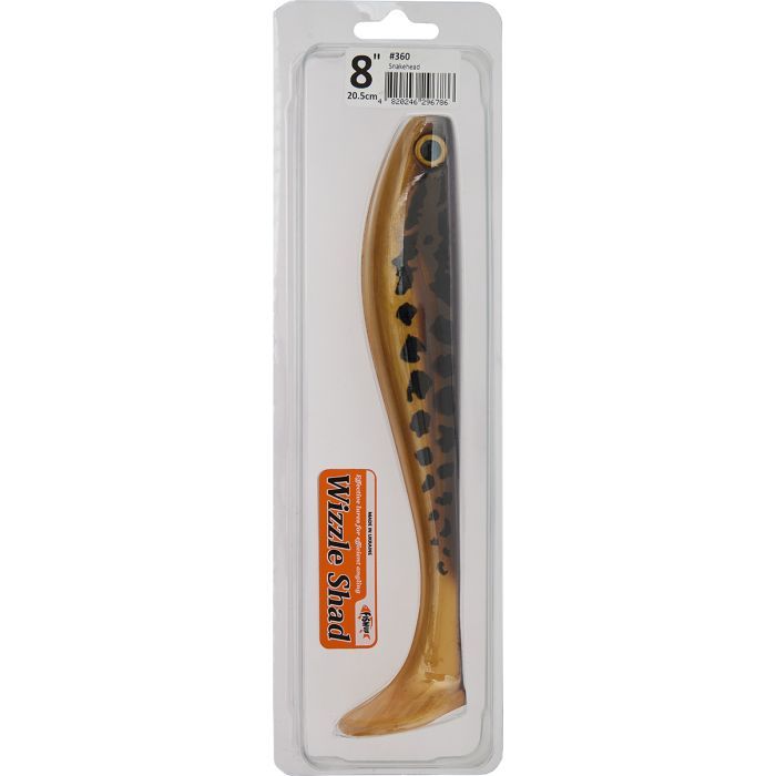 Силикон рыболовный FishUP Wizzle Shad 7" 360 - Snakehead (2шт/уп) (1862.02.16) изображение 2