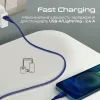 Дата кабель USB 2.0 AM to Lightning 1.2m blue Promate (powerline-ai120.blue) зображення 4