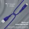 Дата кабель USB 2.0 AM to Lightning 1.2m blue Promate (powerline-ai120.blue) зображення 6