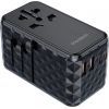 Зарядний пристрій Choetech 4xUSB 100W PD (2хUSB-C+2хUSB-A) сharger diamond model black (PD6028-BK) зображення 2