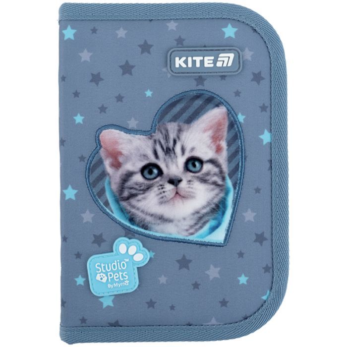 Пенал Kite 622-3 Studio Pets, 1 отделение, 2 отворота (SP25-622-3) изображение 3