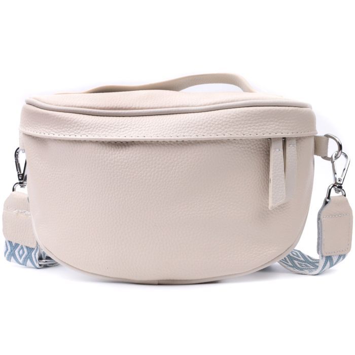 Сумка Vintage Из натуральной кожи Белая (22656) изображение 5