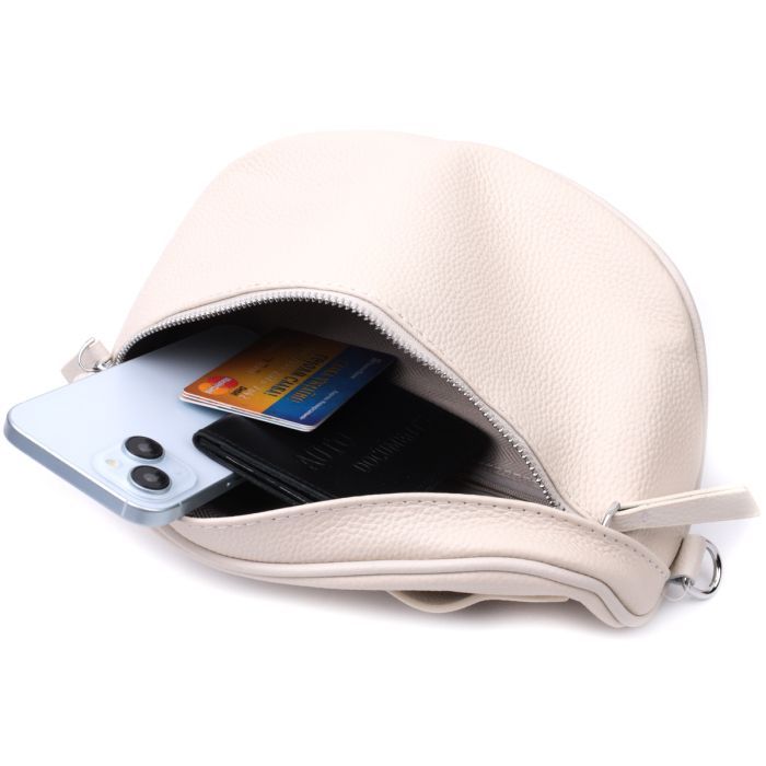 Сумка Vintage Из натуральной кожи Белая (22656) изображение 9