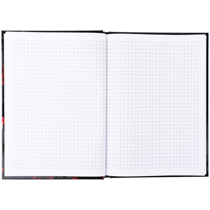Книга записная Axent Red fleur А5, 96 листов, клетка, твердая обложка (8459-3-A) изображение 4
