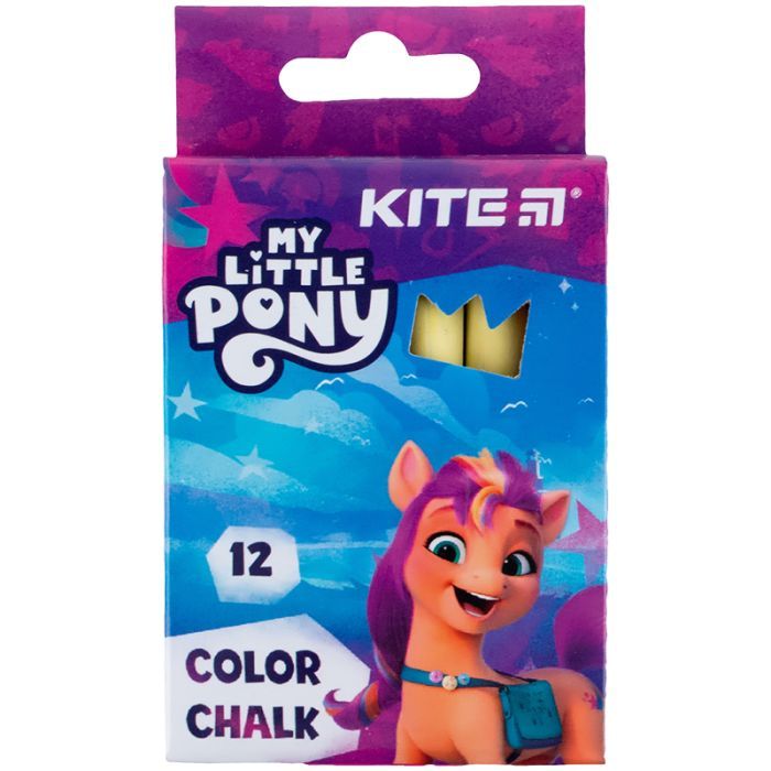 Мел Kite цветные Jumbo My Little Pony, 12 цветов (LP24-075)