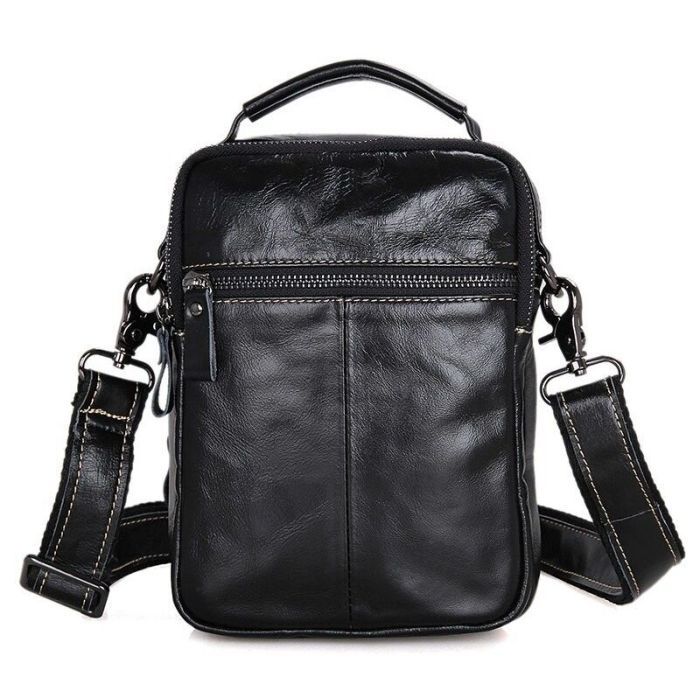 Сумка Vintage Чорна (14437) зображення 8