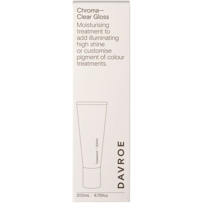Оттеночный бальзам Davroe Chroma Colour Treatments Clear Gloss 200 мл (9326123010377) изображение 2
