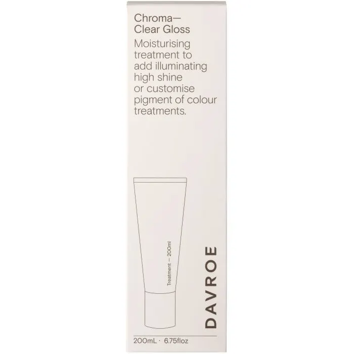 Оттеночный бальзам Davroe Chroma Colour Treatments Clear Gloss 200 мл (9326123010377) изображение 2
