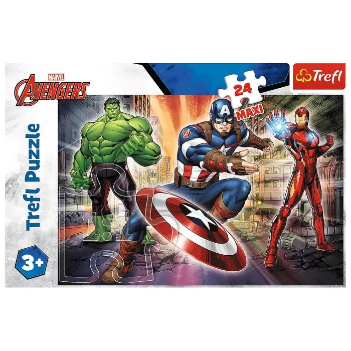Пазл Trefl Maxi The Avengers У світі Месників 24 елемента (5900511143218) зображення 3