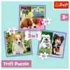 Пазл Trefl Милі собаки 3 in1 (5900511348545) зображення 5