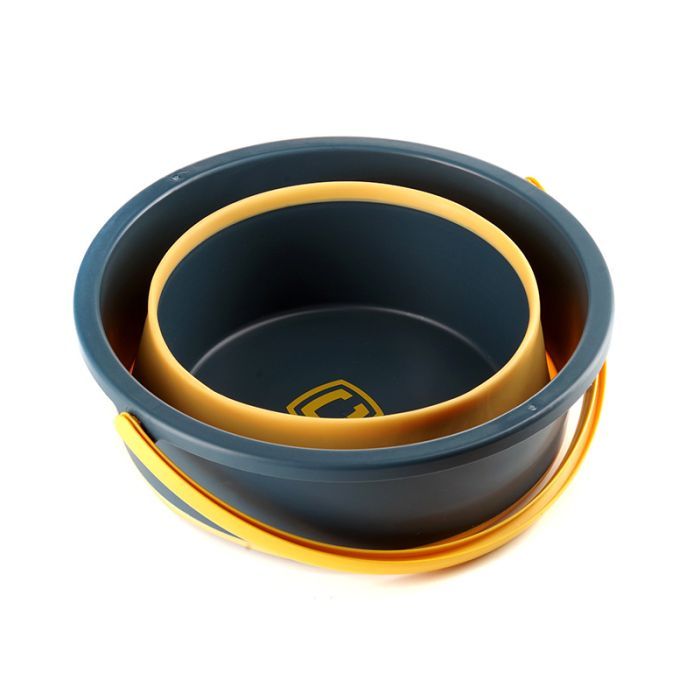 Ведро складное СИЛА силіконове 10 л orange-black (961002) изображение 4