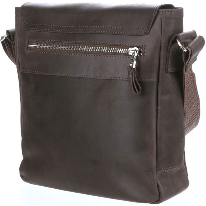 Сумка Shvigel Мессенджер Коричневая (00884) изображение 6