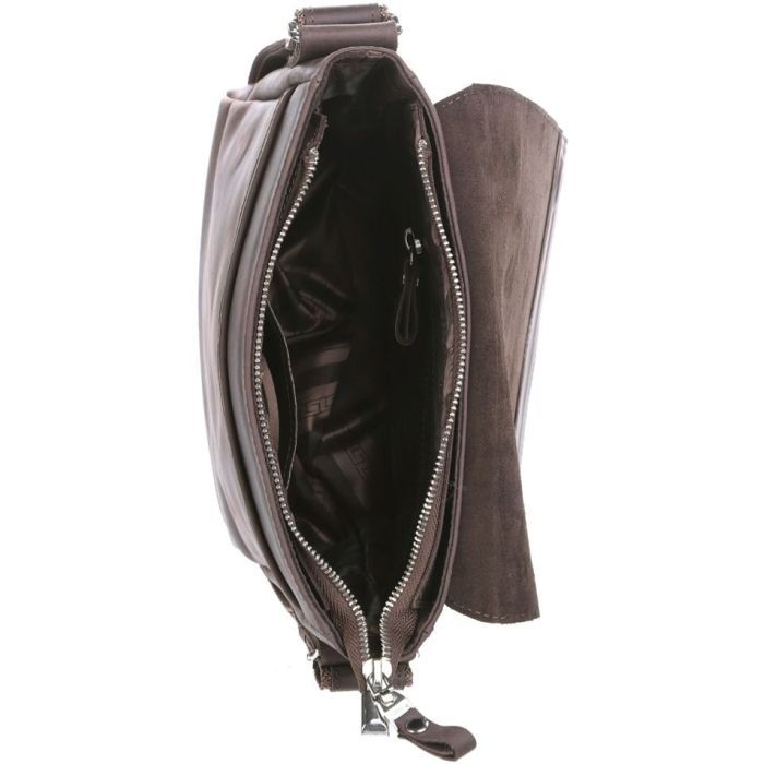 Сумка Shvigel Мессенджер Коричневая (00884) изображение 8