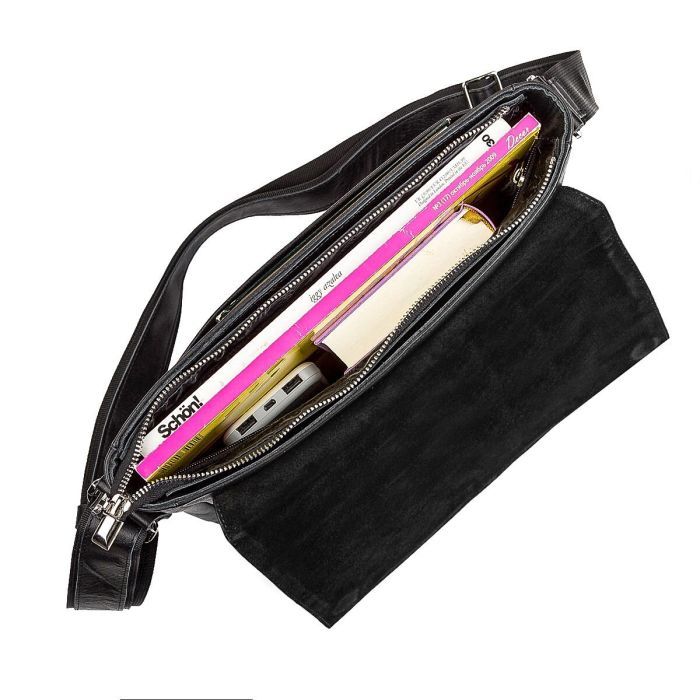 Сумка Shvigel Шкіряна Чорна (11130) зображення 6