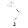 Настільна лампа Євросвітло Ridy-027 E27 зі струбциною біла