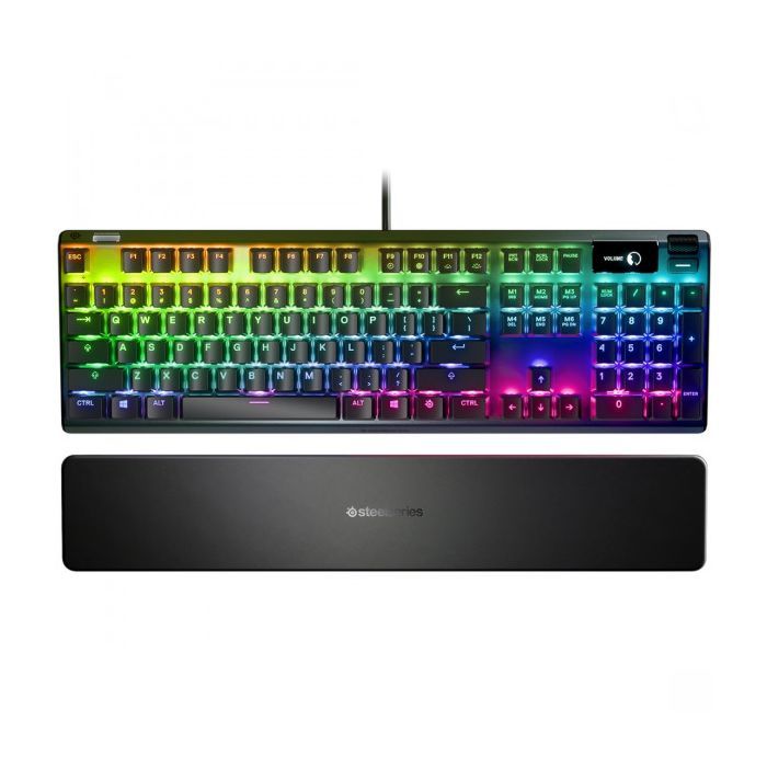 Клавиатура SteelSeries Apex 7 Blue Switch OLED Smart Display USB UA Black (64774) изображение 2