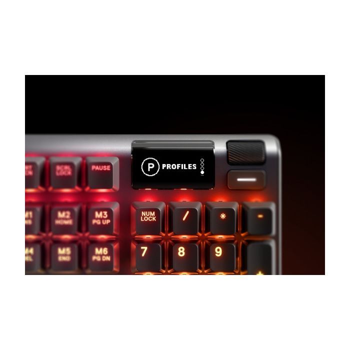 Клавиатура SteelSeries Apex 7 Blue Switch OLED Smart Display USB UA Black (64774) изображение 6