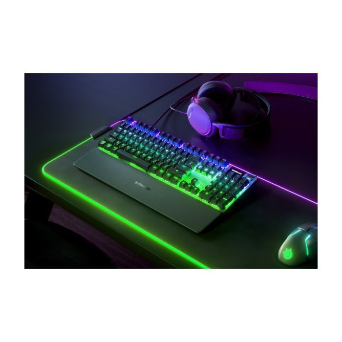 Клавиатура SteelSeries Apex 7 Blue Switch OLED Smart Display USB UA Black (64774) изображение 7