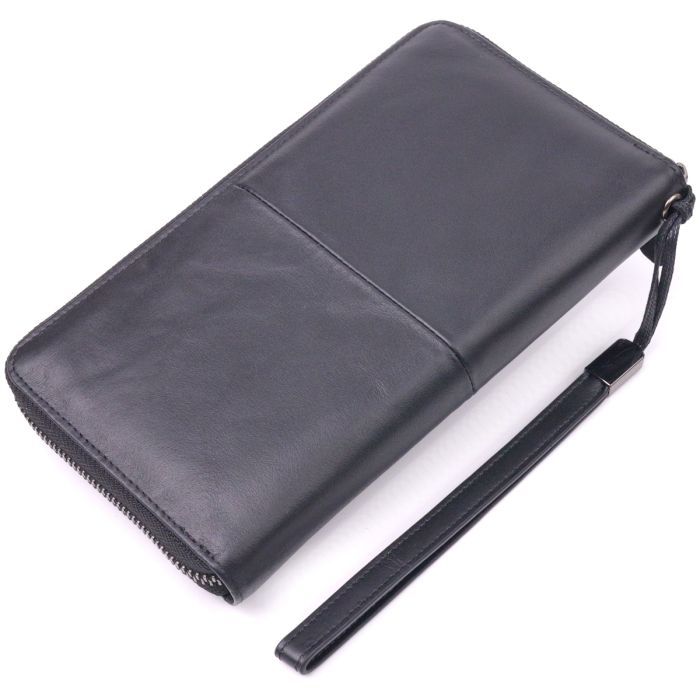 Кошелек Vintage Из натуральной кожи Черный (21292) изображение 2