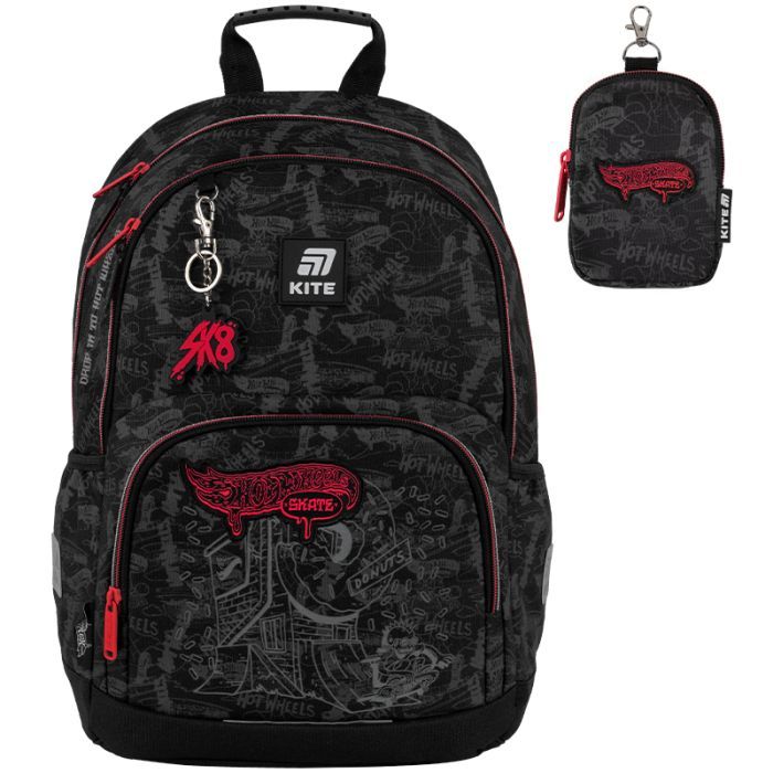 Рюкзак школьный Kite Education 585 Hot Wheels Skate (HW25-585M) изображение 3