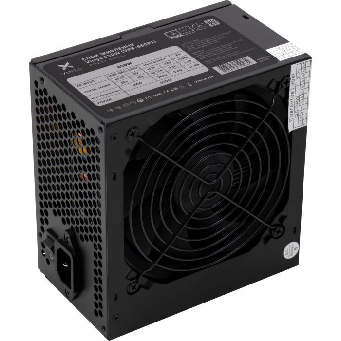 Блок живлення Vinga 650W (VPS-650P1) > ціни в Києві та Україні Блок живлення Vinga 650W (VPS-650P1)
