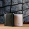 Гаманець ST Leather З натуральної шкіри Зелений (23076) зображення 11
