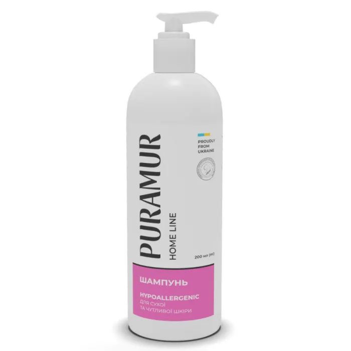 Шампунь для животных Puramur Hypoallergenic для сухой и чувствительной кожи 200 мл (4823082437023)