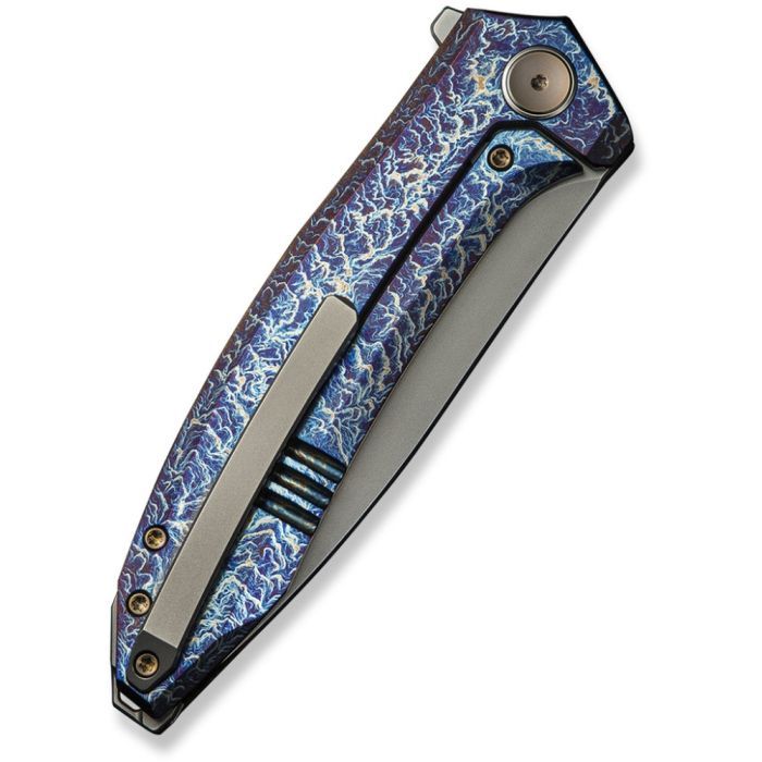 Ніж Weknife Acuminal, Rainbow Titanium, Stonewash (WE23070-4) зображення 7