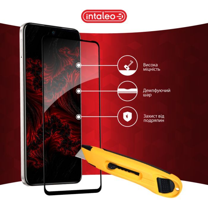 Скло захисне Intaleo Full Glue Infinix Hot 50 Pro Black (1283126598692) зображення 5