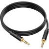 Кабель мультимедийный 3.5mm M to 3.5mm M 1.0m UPA30 Friend AUX Black HOCO (6942007625463)