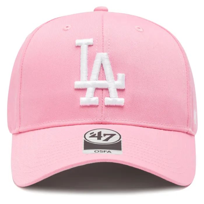 Кепка 47 Brand LOS ANGELES DODGERS RAISED BAS B-RAC12CTP-RSA рожевий, сірий (194602042862) изображение 2