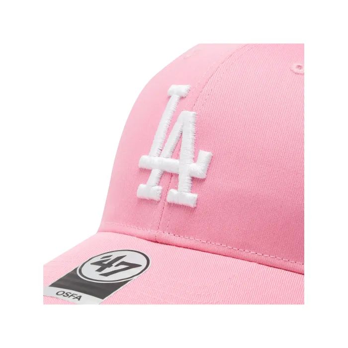 Кепка 47 Brand LOS ANGELES DODGERS RAISED BAS B-RAC12CTP-RSA рожевий, сірий (194602042862) изображение 4