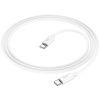 Дата кабель USB-C to USB-C 1.0m Magic silicone PD 60W X87 white HOCO (6931474783264) изображение 4