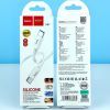 Дата кабель USB-C to USB-C 1.0m Magic silicone PD 60W X87 white HOCO (6931474783264) изображение 5