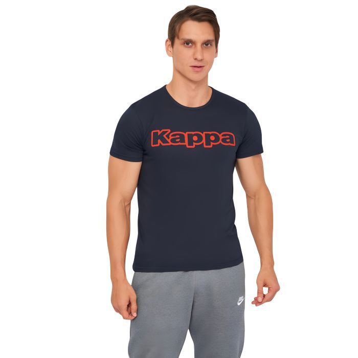 Футболка Kappa T-shirt Mezza Manica Girocollo K1335 Bianco con stampa logo pet білий XXL (8032522599122)
