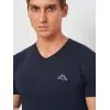 Футболка Kappa T-shirt Mezza Manica Scollo V K1311 BluNavy темно-синій M (8052394814062) зображення 4