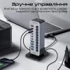 Концентратор Promate USB-C 14-in-1 Promate gegatower-60w (gegatower-60w) изображение 4