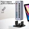 Концентратор Promate USB-C 14-in-1 Promate gegatower-60w (gegatower-60w) изображение 7