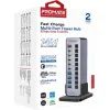 Концентратор Promate USB-C 14-in-1 Promate gegatower-60w (gegatower-60w) изображение 9