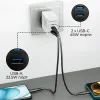 Зарядное устройство Promate powerport-45 2xUSB-C PD + USB-A QC 45W White (powerport-45.white) изображение 4