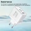 Зарядное устройство Promate powerport-45 2xUSB-C PD + USB-A QC 45W White (powerport-45.white) изображение 5