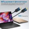 Кабель мультимедійний DisplayPort M to DisplayPort M 1.2m V1.4 black Promate (dplink-120.black) зображення 3