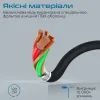 Кабель мультимедійний DisplayPort M to DisplayPort M 1.2m V1.4 black Promate (dplink-120.black) зображення 5