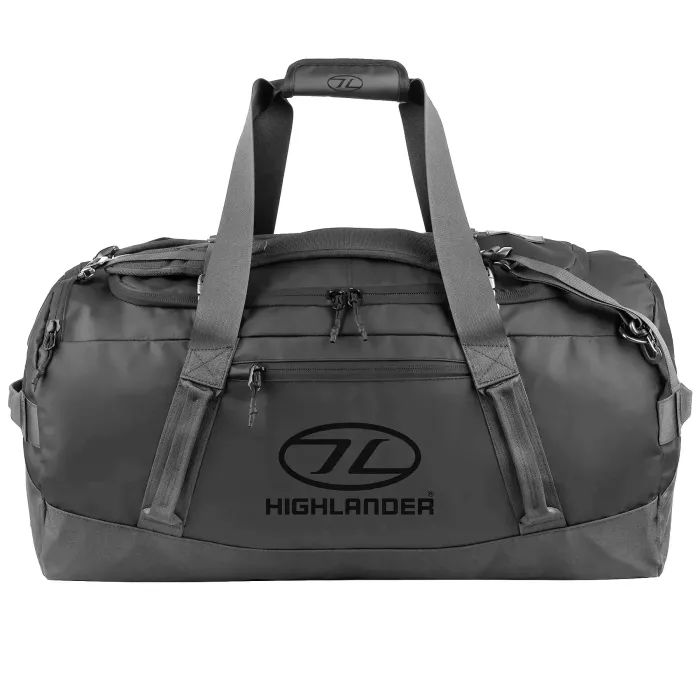 Дорожня сумка Highlander водозахисна Hauler Duffel 90L Black (DB134-BK) (931663)