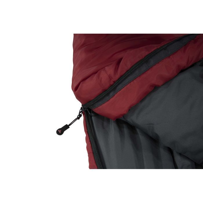 Спальный мешок High Peak TR300 0°C Dark Red/Grey Left (23066) (929557) изображение 2