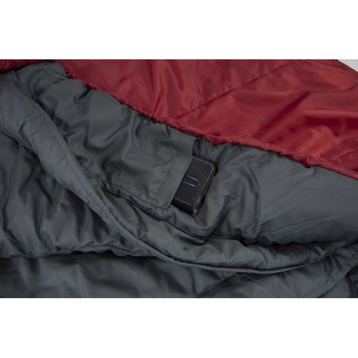 Спальный мешок High Peak TR300 0°C Dark Red/Grey Left (23066) (929557) изображение 3