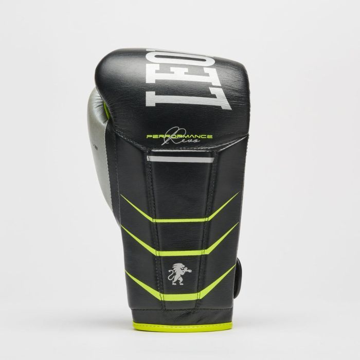 Боксерские перчатки Leone GN110F Revo Fluo Black 12 унцій (GN110F_Black_12oz) изображение 4